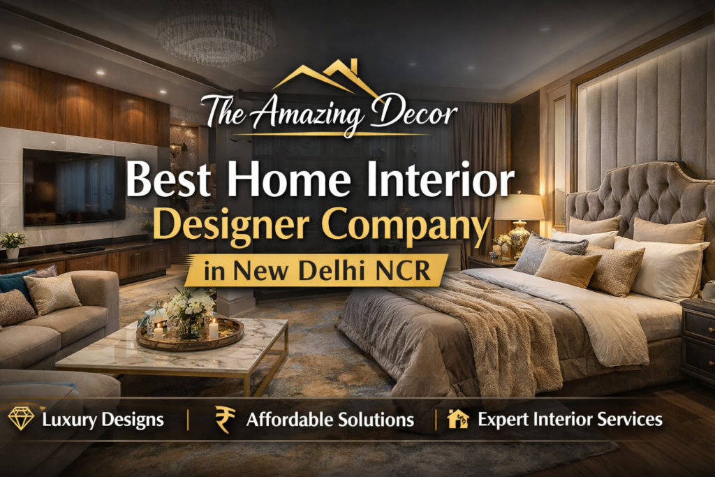 Best Home Interior Designer Company in New Delhi NCR